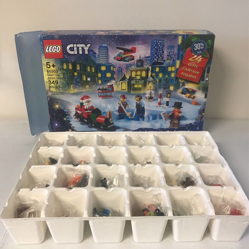 LEGO CITY Advent Calendar 60303 Building Kit With City Play Mat - OPEN B… - Picture 2 of 3
